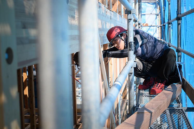 緻密な段取りで、最高の住宅が完成します！